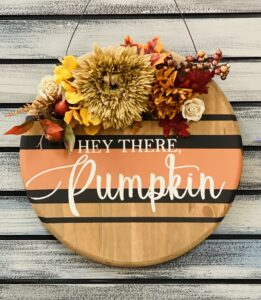 Hey There Pumpkin Round
